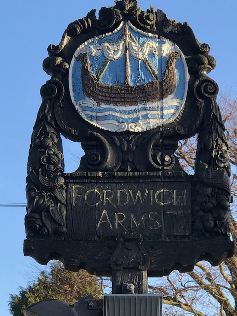 Fordwich arms sign