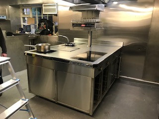 Hipping Hall Induction Cooking Suite with Salamander and French Plancha