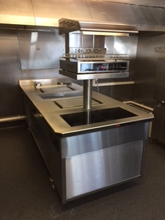 induction cooking suite installed