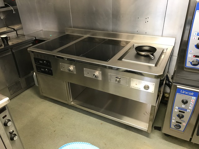 Induction stove in situ
